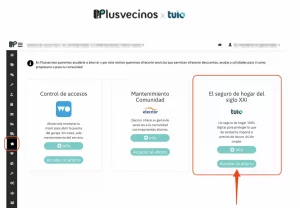 Tuio + Plusvecinos