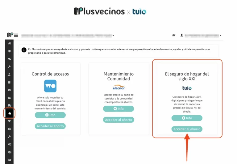 Tuio + Plusvecinos