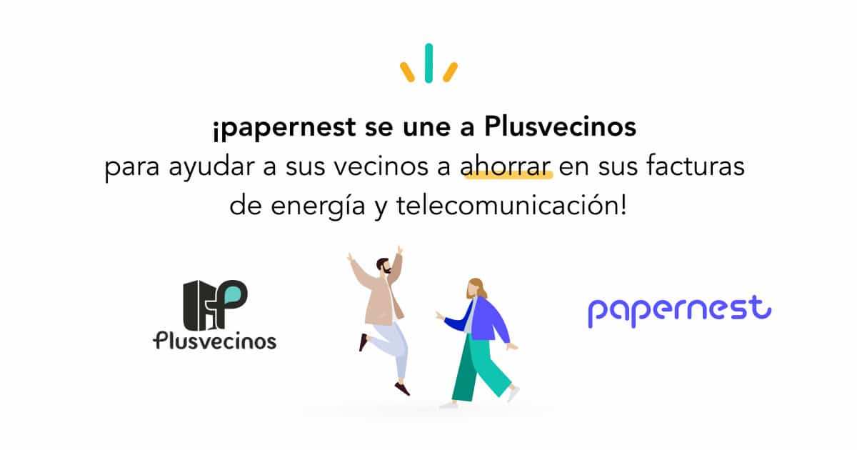 Ahorro Acuerdo Papernest Plusvecinos